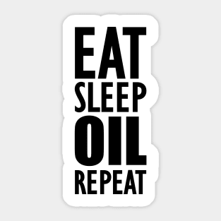 Essential Oils - Eat Sleep Oil Repeat Sticker